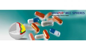 Spheres from MCC VIVAPUR® MCC manufactured by JRS Pharma for modern multiparticular dosage forms (MUPS)
