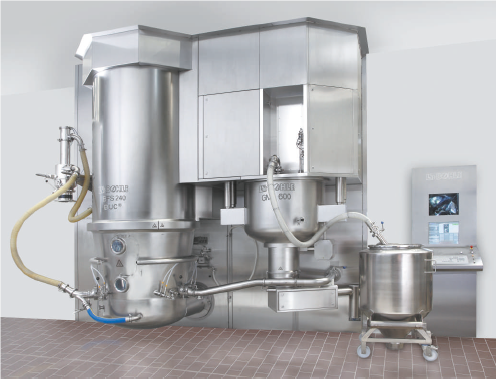 Integrated granulation systems guarantee precision and safety