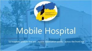 Acino виступила партнером проєкту «Мобільні госпіталі для перемоги»